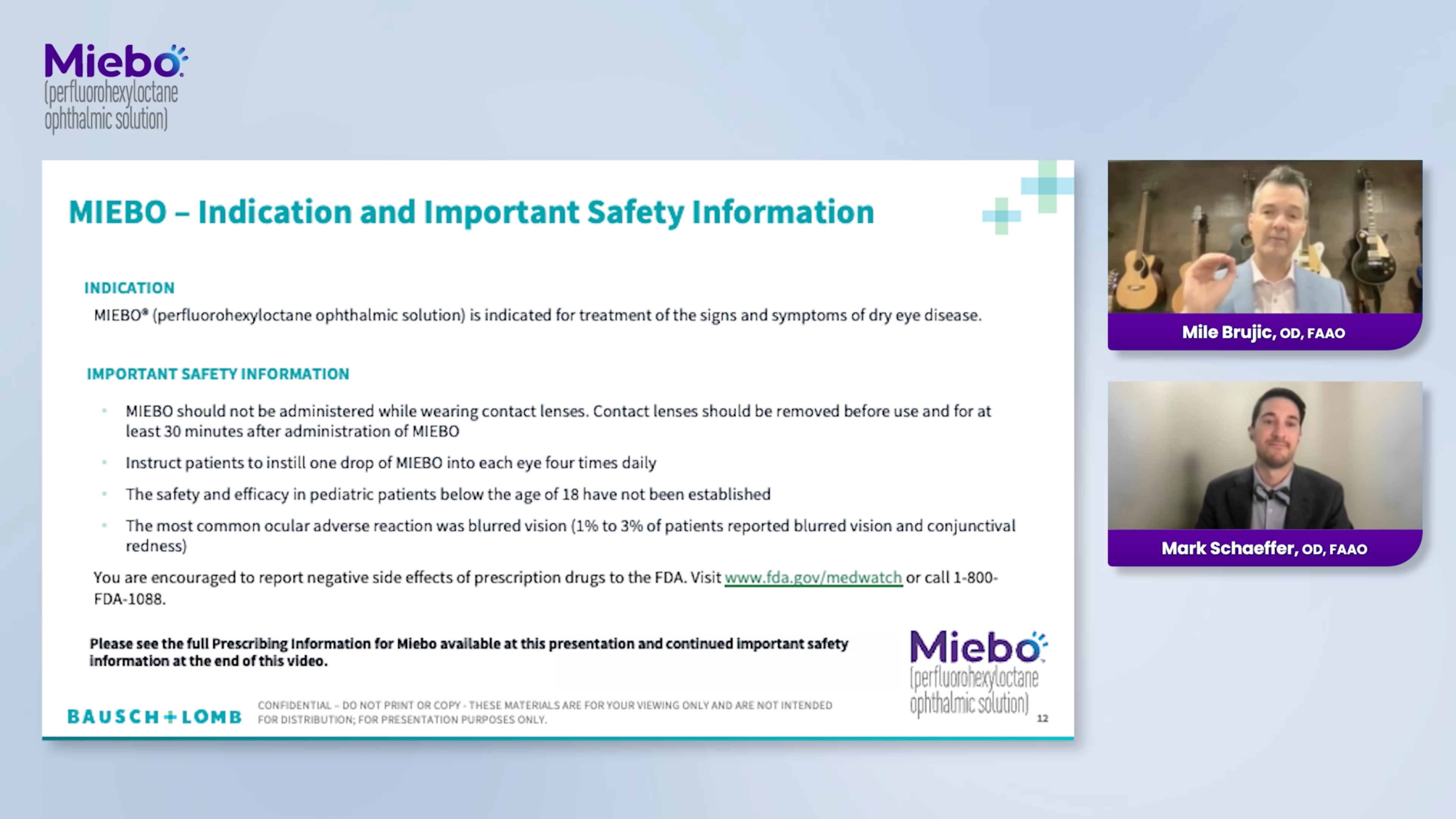 Key Perspectives on MIEBO: Unique Features and MOA 