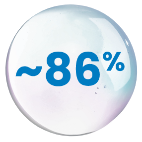 Tooth with bacteria along the gumline