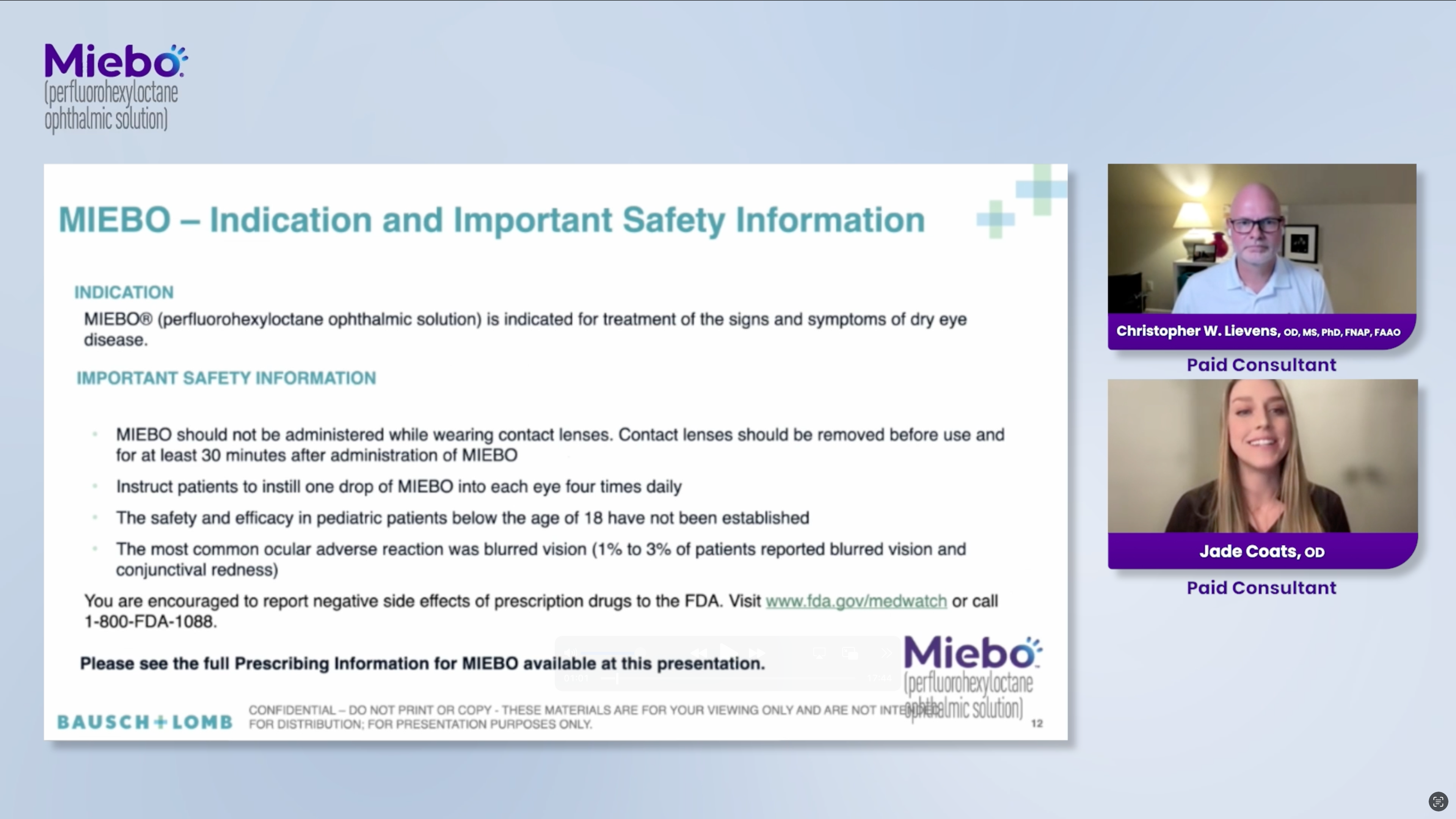 Key Perspectives on MIEBO: Unique Features and MOA 